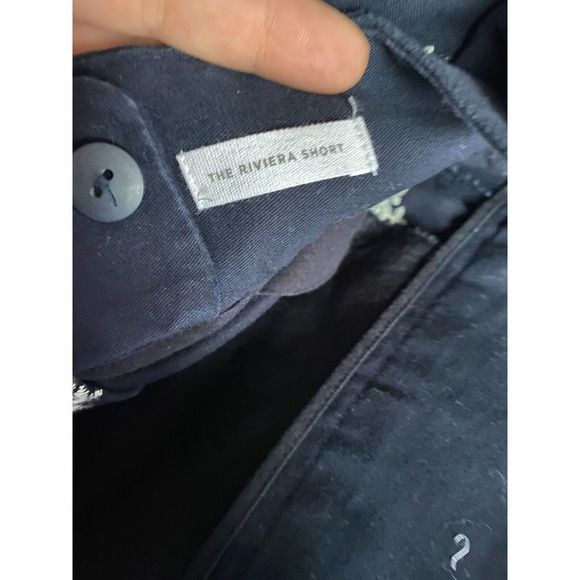 Ann Taylor loft womens shorts 6 blue geometric embroidered the riviera short - Picture 6 of 7
